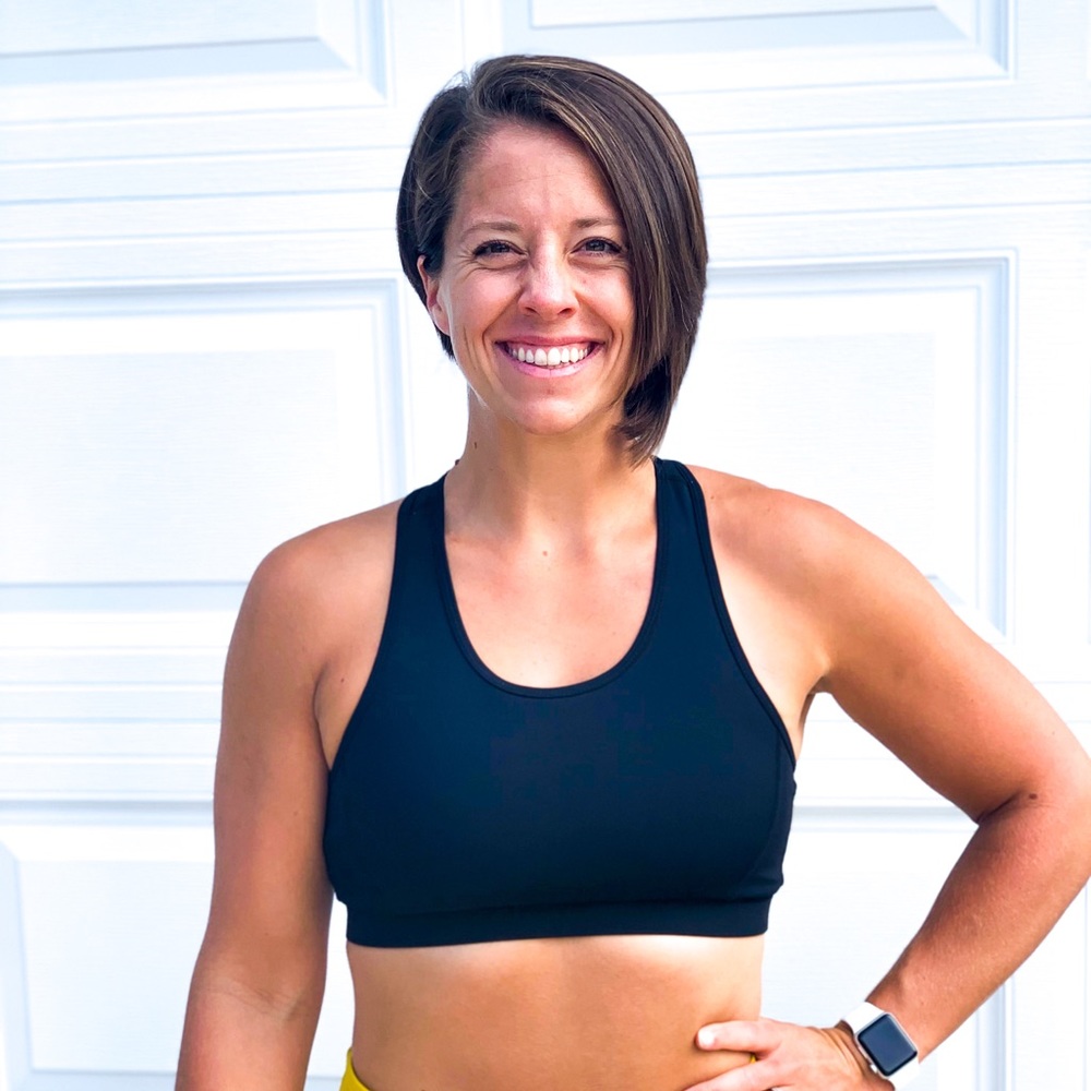 Twin Strap Racerback Sports Bra